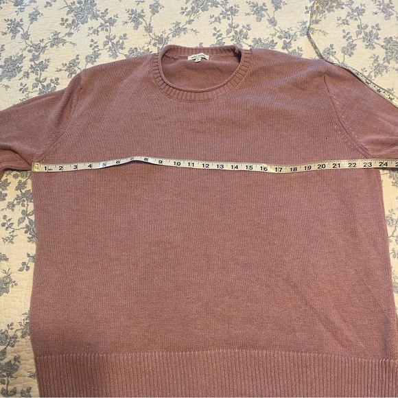 Ella Moss Purple Knit Crewneck Sweater Size Large - Picture 4 of 8